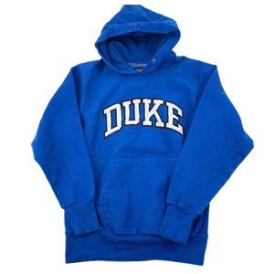 Vintage Duke University Hoodie Mens XS Blue Blue Devils College Embroidered
